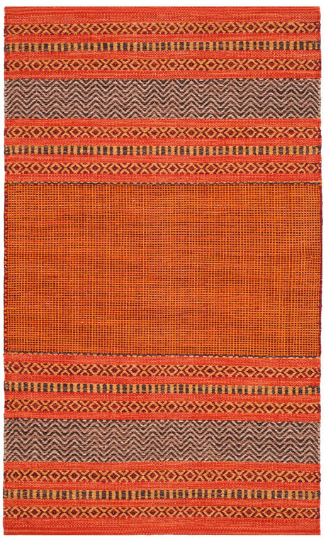 Safavieh Montauk Mtk214B Orange/Red Rug.