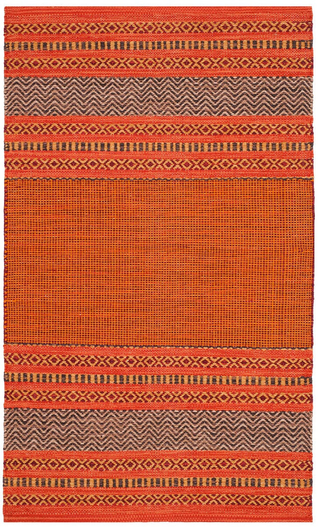 Safavieh Montauk Mtk214B Orange/Red Rug.