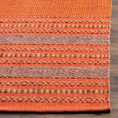 Safavieh Montauk Mtk214B Orange/Red Rug.