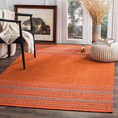 Safavieh Montauk Mtk214B Orange/Red Rug.