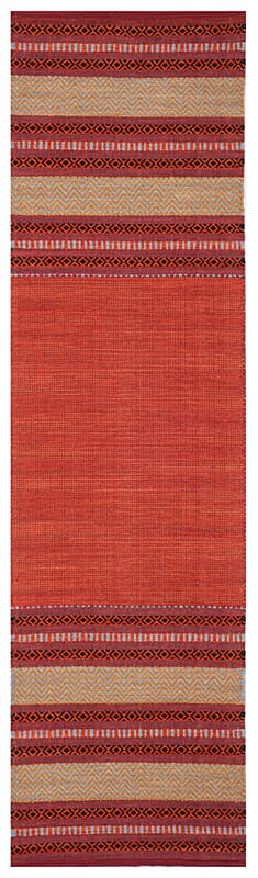 Safavieh Montauk Mtk214C Red / Ivory Striped Area Rug