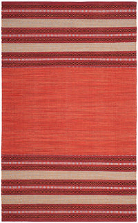 Safavieh Montauk Mtk214C Red / Ivory Striped Area Rug