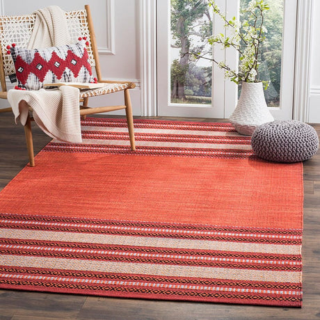 Safavieh Montauk Mtk214C Red/Ivory Rug.