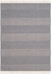 Safavieh Montauk Mtk330B Ivory / Navy Striped Area Rug