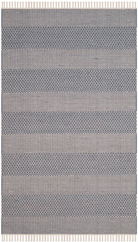 Safavieh Montauk Mtk330B Ivory / Navy Striped Area Rug