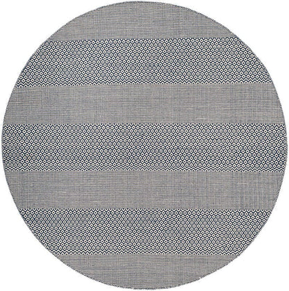 Safavieh Montauk Mtk330B Ivory / Navy Striped Area Rug