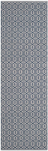 Safavieh Montauk Mtk333B Ivory / Navy Rugs.