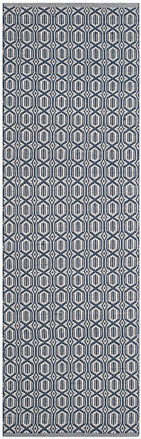 Safavieh Montauk Mtk333B Ivory / Navy Geometric Area Rug