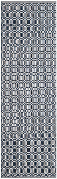 Safavieh Montauk Mtk333B Ivory / Navy Geometric Area Rug