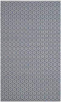 Safavieh Montauk Mtk333B Ivory / Navy Geometric Area Rug