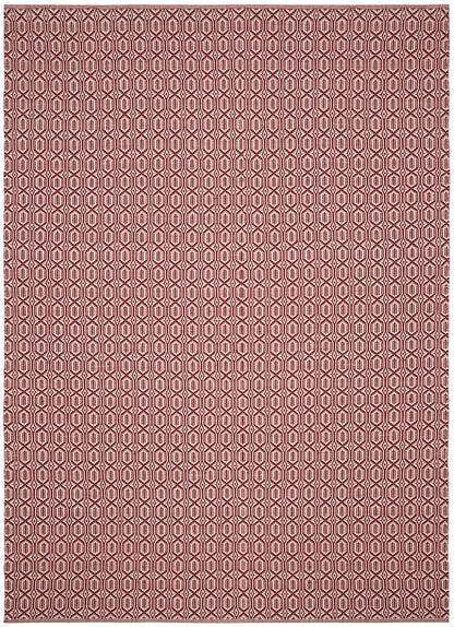 Safavieh Montauk Mtk333C Ivory / Red Geometric Area Rug