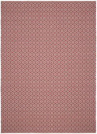 Safavieh Montauk Mtk333C Ivory / Red Geometric Area Rug