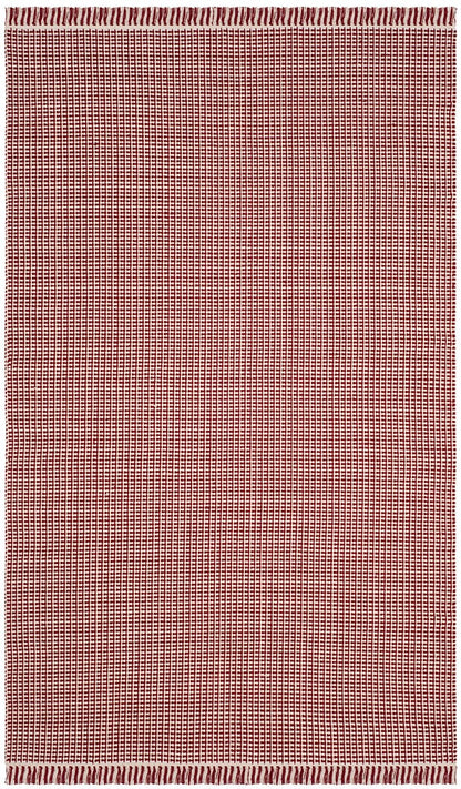 Safavieh Montauk Mtk340C Ivory / Red Solid Color Area Rug