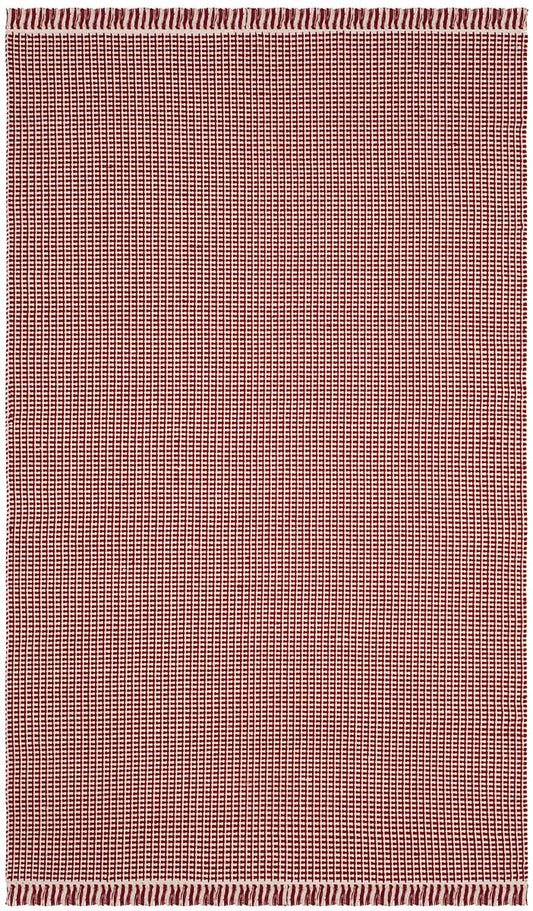 Safavieh Montauk Mtk340C Ivory / Red Solid Color Area Rug