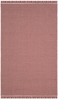 Safavieh Montauk Mtk340C Ivory / Red Solid Color Area Rug