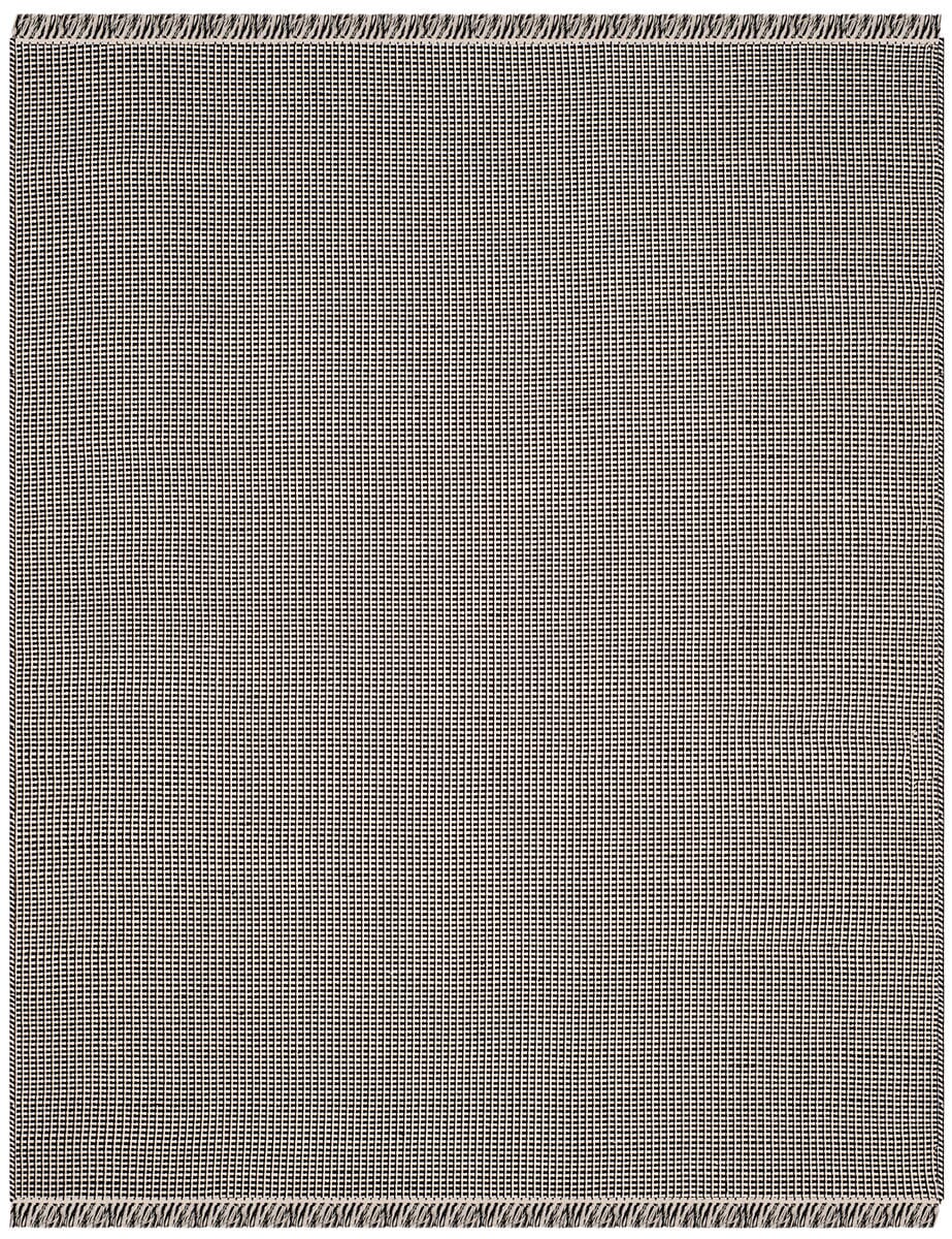 Safavieh Montauk Mtk340D Ivory / Black Solid Color Area Rug