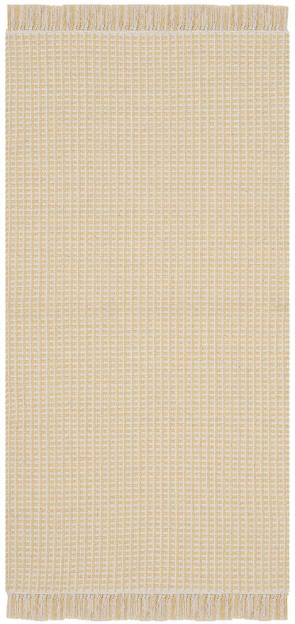 Safavieh Montauk Mtk340E Ivory / Yellow Solid Color Area Rug