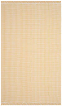 Safavieh Montauk Mtk340E Ivory / Yellow Solid Color Area Rug