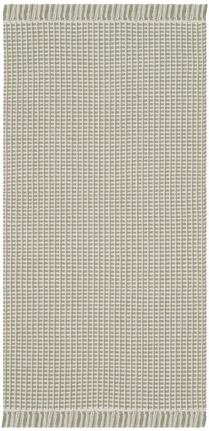 Safavieh Montauk Mtk340G Ivory / Green Solid Color Area Rug