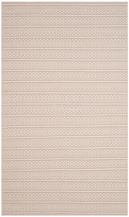 Safavieh Montauk Mtk341A Ivory / Grey Striped Area Rug