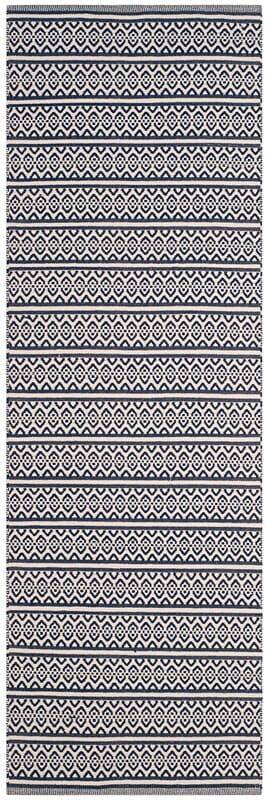 Safavieh Montauk Mtk341B Ivory / Navy Rugs.