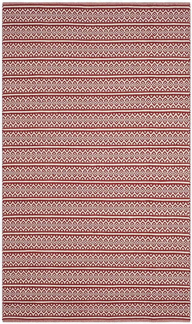 Safavieh Montauk Mtk341C Ivory / Red Rugs.