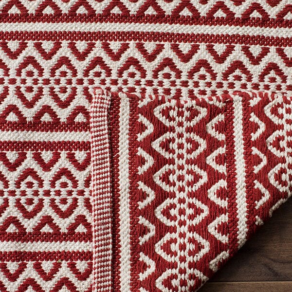 Safavieh Montauk Mtk341C Ivory / Red Rugs.