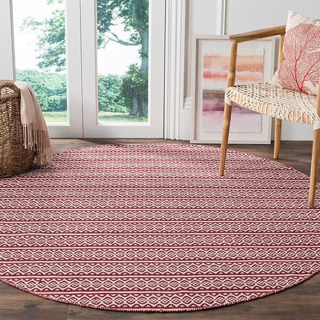 Safavieh Montauk Mtk341C Ivory / Red Rugs.