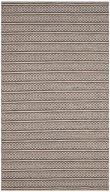 Safavieh Montauk Mtk341D Ivory / Black Rugs.