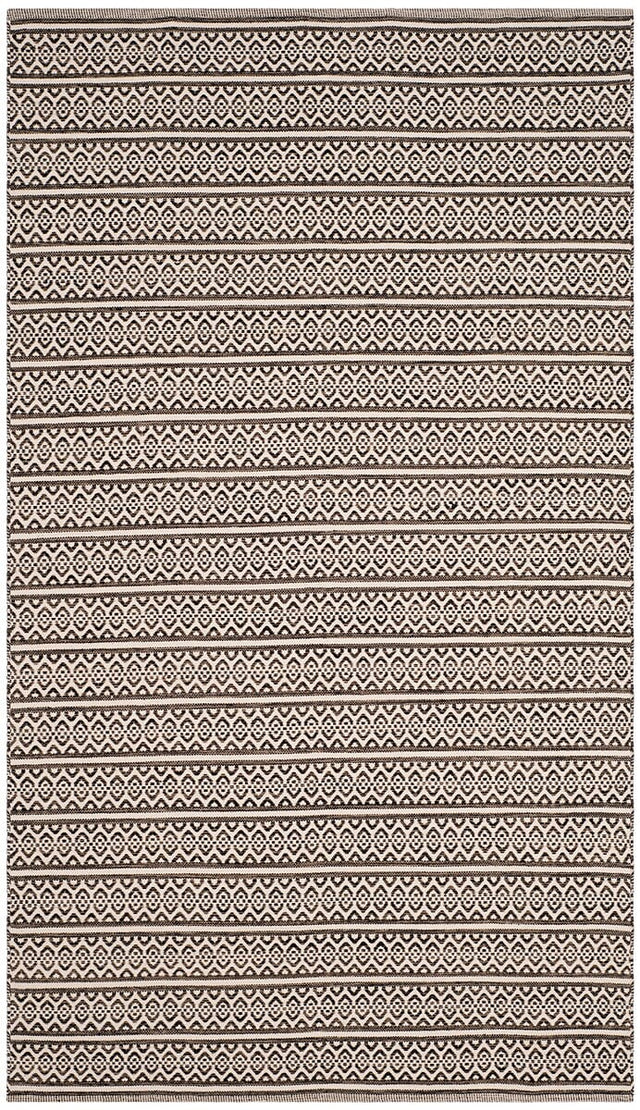 Safavieh Montauk Mtk341D Ivory / Black Rugs.