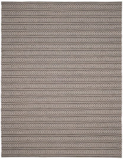 Safavieh Montauk Mtk341D Ivory / Black Striped Area Rug