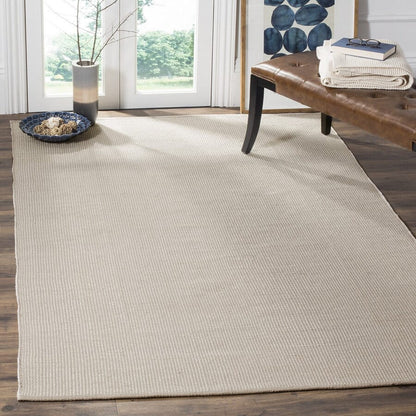 Safavieh Montauk Mtk345A Ivory / Grey Solid Color Area Rug