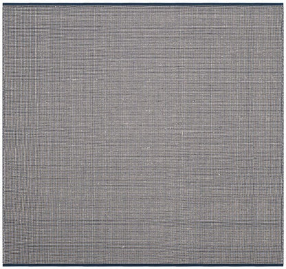 Safavieh Montauk Mtk345B Ivory / Navy Solid Color Area Rug