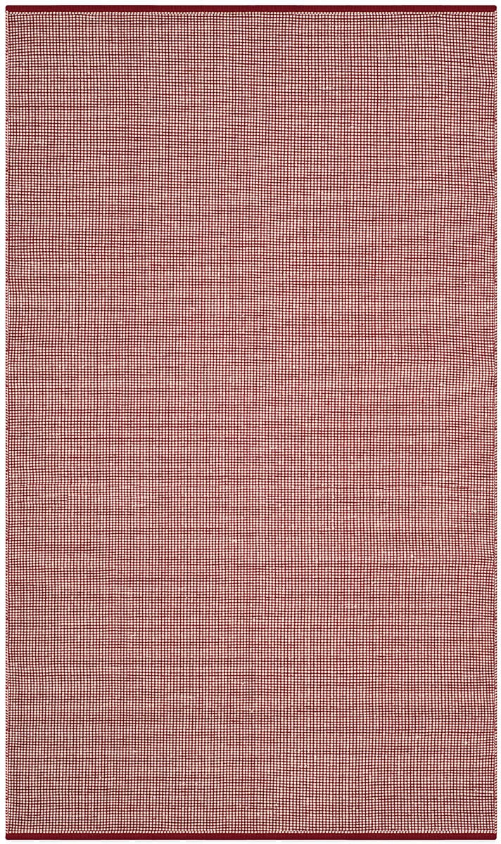 Safavieh Montauk Mtk345C Ivory / Red Solid Color Area Rug