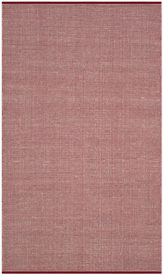 Safavieh Montauk Mtk345C Ivory / Red Solid Color Area Rug