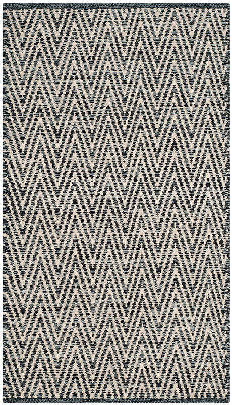 Safavieh Montauk Mtk411A Ivory / Dark Grey Rugs.