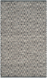 Safavieh Montauk Mtk414A Ivory / Dark Grey Rugs.