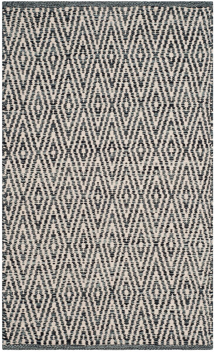 Safavieh Montauk Mtk414A Ivory / Dark Grey Area Rug