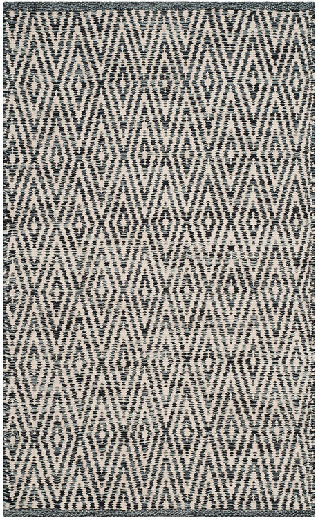 Safavieh Montauk Mtk414A Ivory / Dark Grey Rugs.