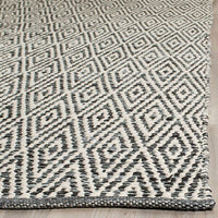 Safavieh Montauk Mtk414A Ivory / Dark Grey Area Rug