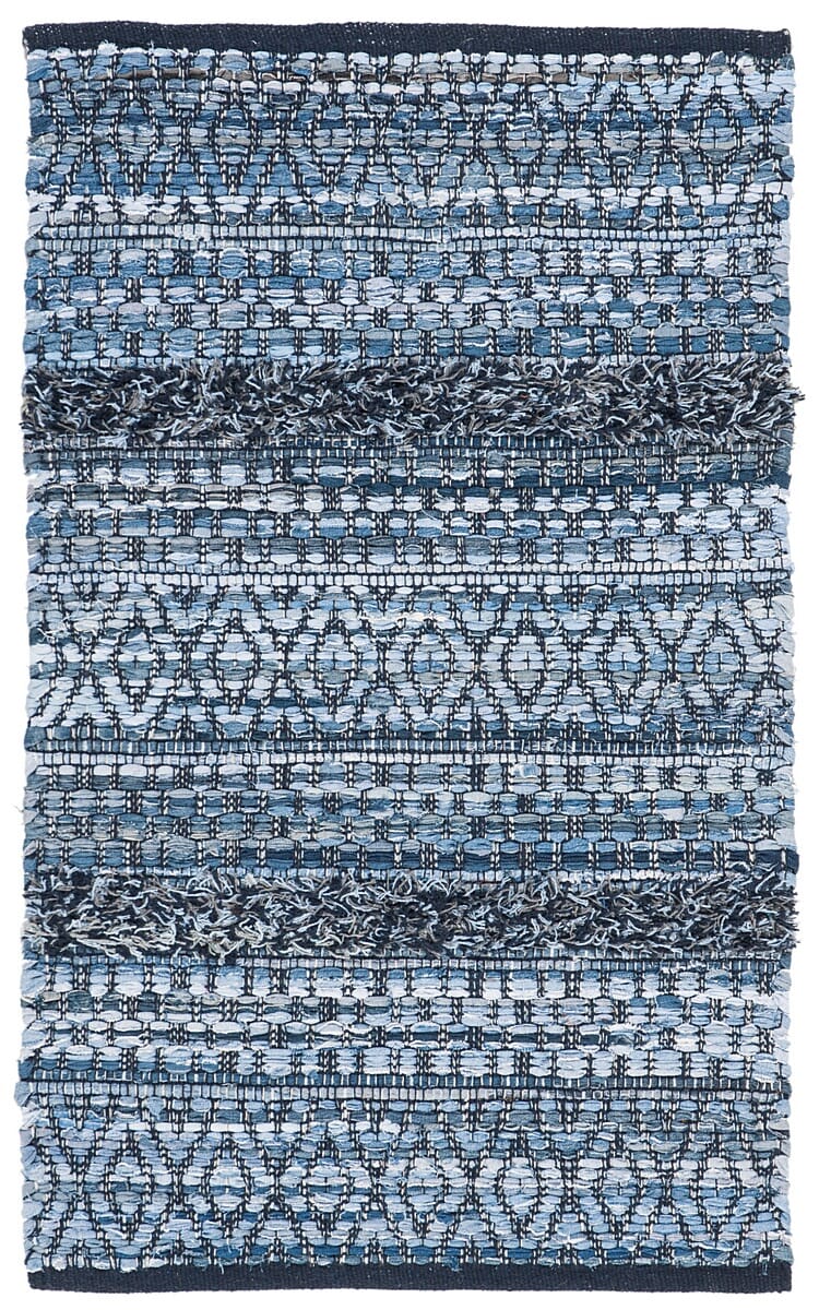 Safavieh Montauk Mtk417L Blue Striped Area Rug