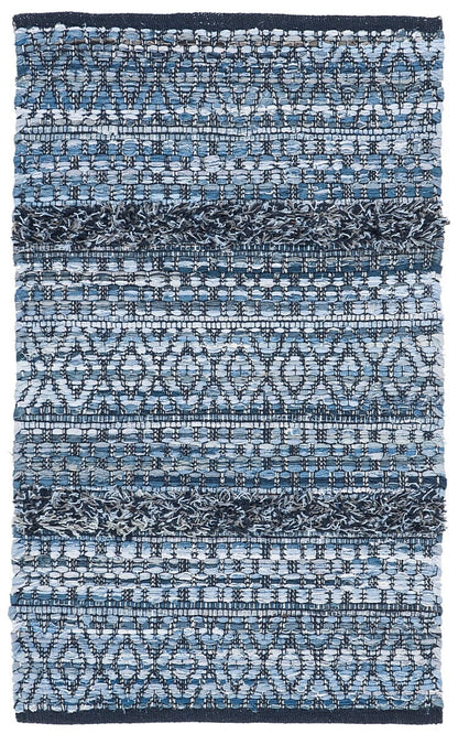 Safavieh Montauk Mtk417L Blue Striped Area Rug