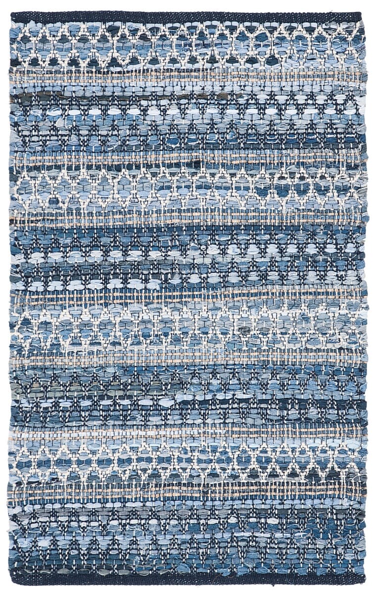 Safavieh Montauk Mtk419L Blue Striped Area Rug