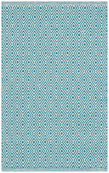 Safavieh Montauk Mtk515B Ivory / Turquoise Area Rug