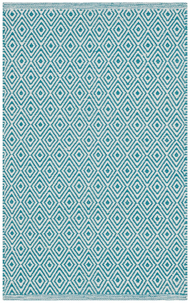 Safavieh Montauk Mtk515B Ivory / Turquoise Rugs.