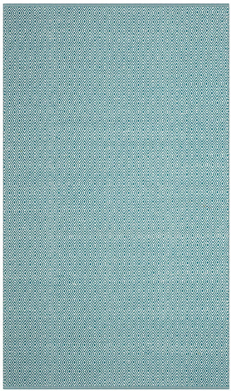 Safavieh Montauk Mtk515B Ivory / Turquoise Rugs.