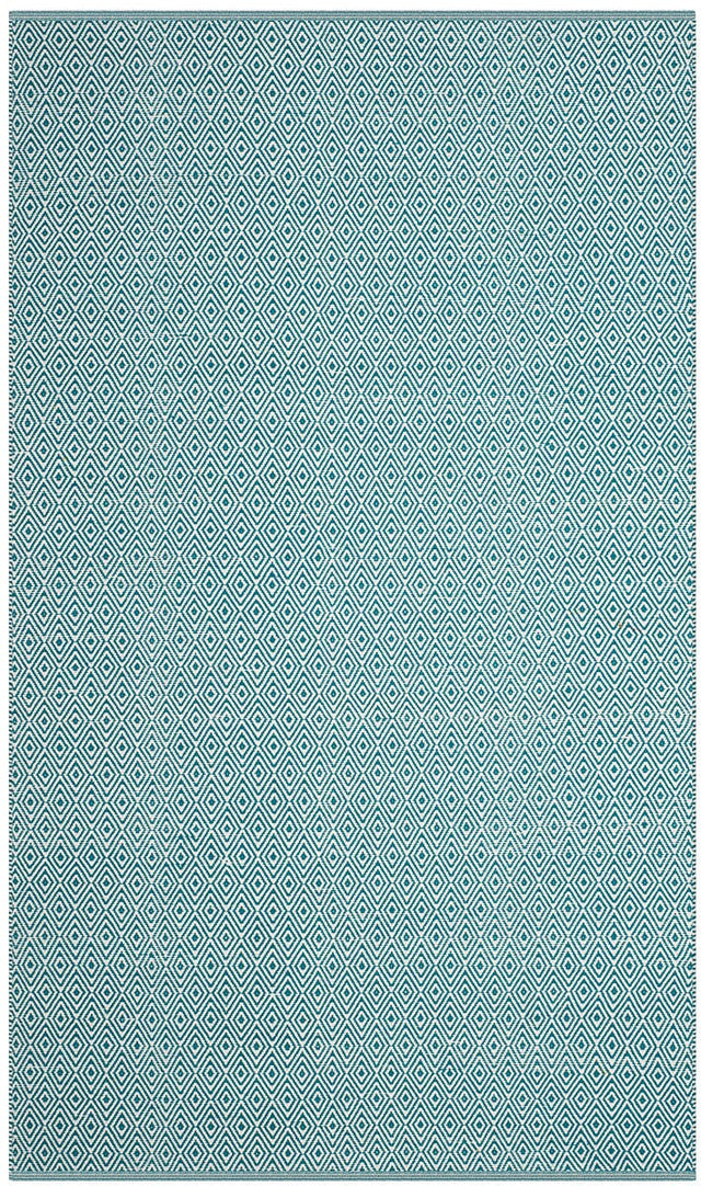 Safavieh Montauk Mtk515B Ivory / Turquoise Rugs.