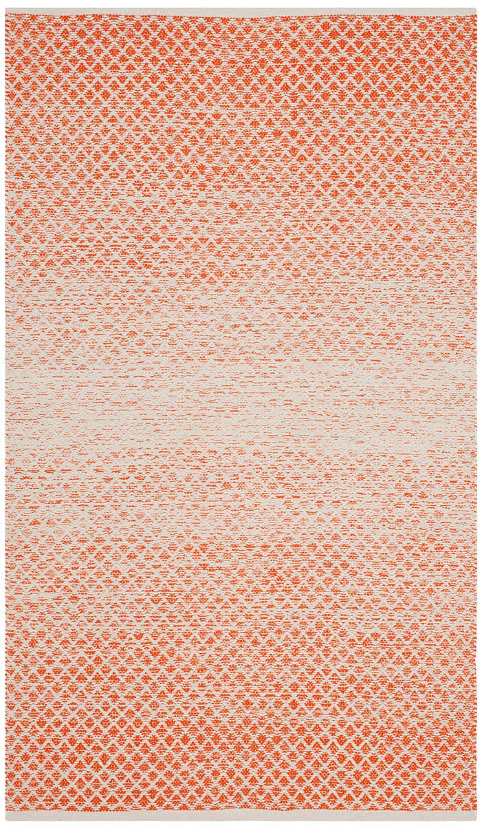 Safavieh Montauk Mtk601D Orange / Ivory Area Rug