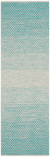 Safavieh Montauk Mtk601E Turquoise/Ivory Rug.