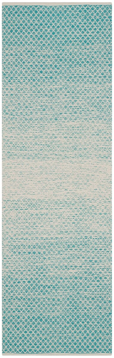 Safavieh Montauk Mtk601E Turquoise/Ivory Rug.